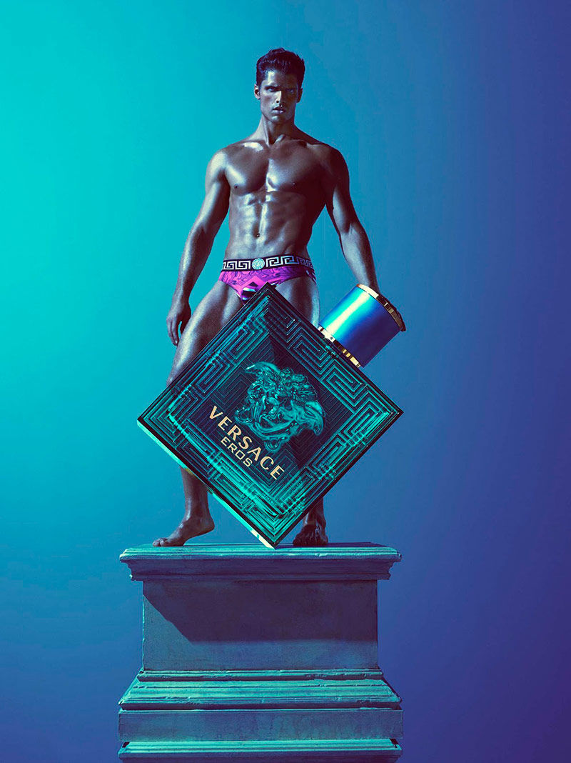 Versace Eros Fragrance Campaign Brian Shimansky Model » Brian Shimansky is a Living Divinity for Versace Eros Campaign Versace Eros Fragrance Campaign Brian Shimansky Model
