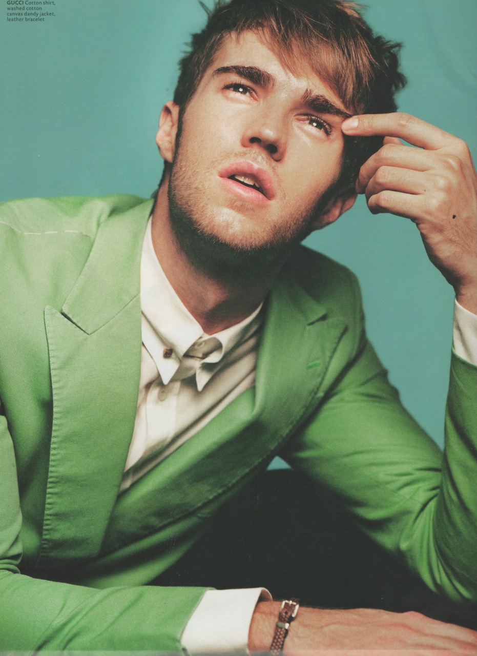 Karel Struhy Models Gucci’s Spring Collection for Men’s Folio Singapore
