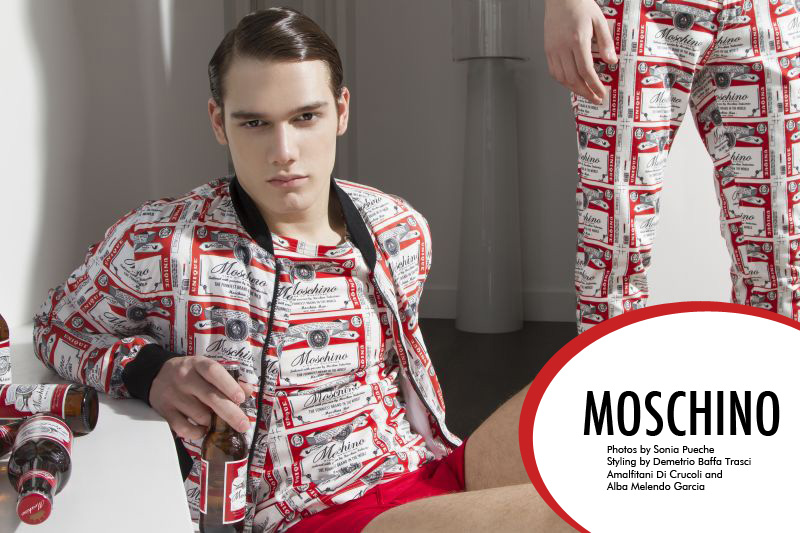 Haydem & Raul Guerra by Sonia Pueche in Moschino for Fashionisto Exclusive
