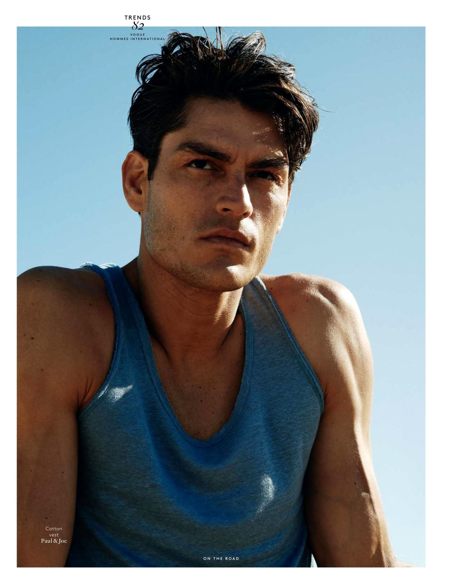 Tyson Ballou Hits the Road for Vogue Hommes International