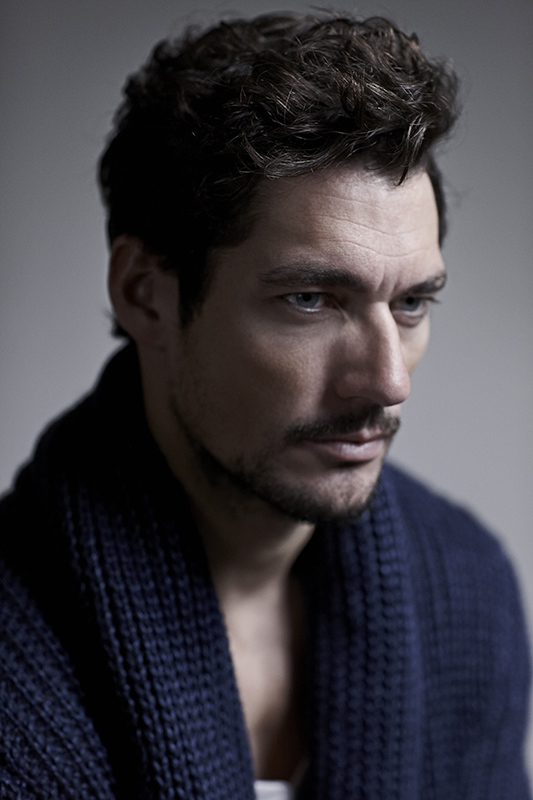 A Relaxed David Gandy Poses for The Telegraph