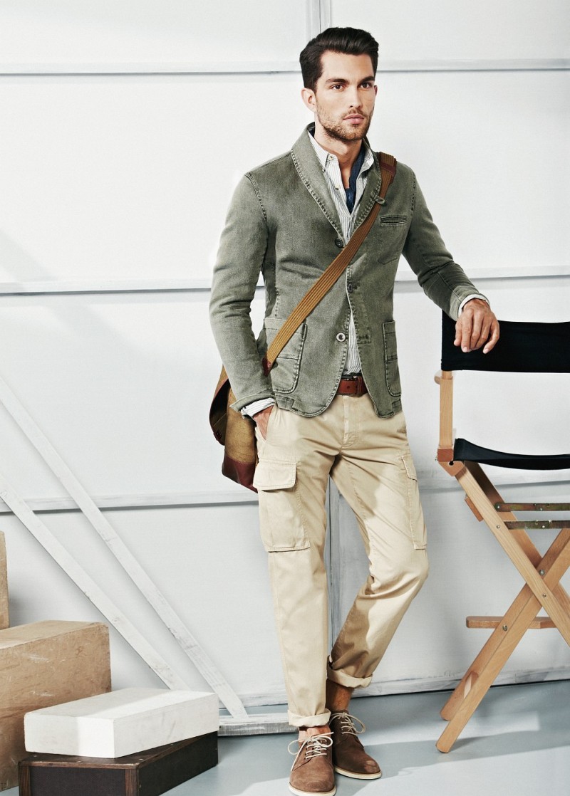 Tobias Sørensen Gets Ready for Spring in H.E. By Mango's Lookbook – The ...