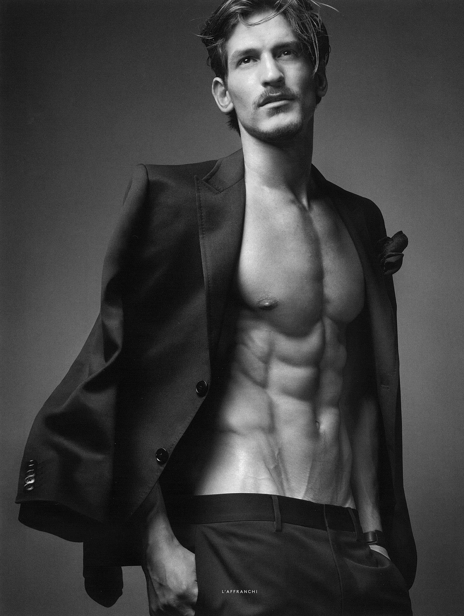 Jarrod Scott Strikes Charming Poses for Vogue Hommes International Cover Story