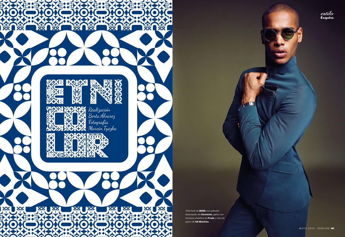 Marcin Tyszka Shoots Sacha M Baye for Esquire Espa a May 2013