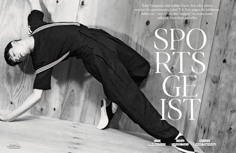 Jester White & Robert Laby Strike a Pose in Y-3 for GQ Style Germany