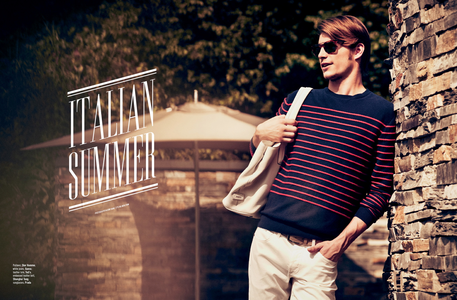 Timothée Bertoni Relaxes for Summer for August Man Singapore