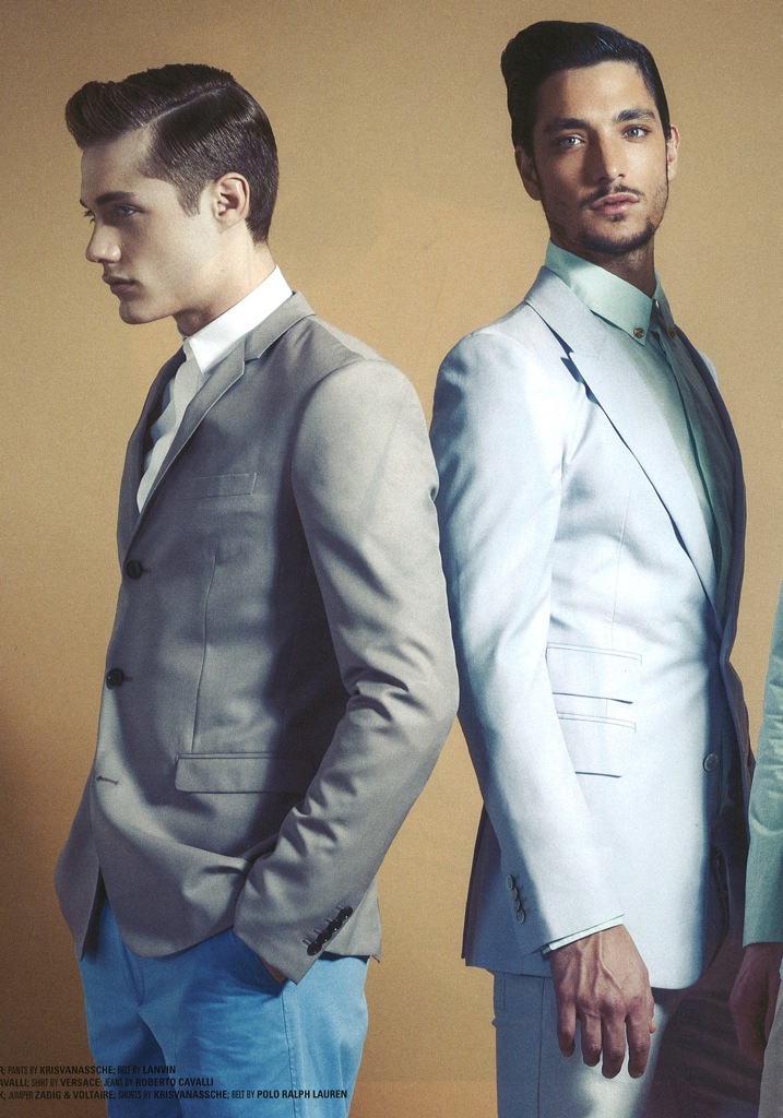Tomas Guarracino & Lucho Jacob Sport Casual Suits for DSection Magazine
