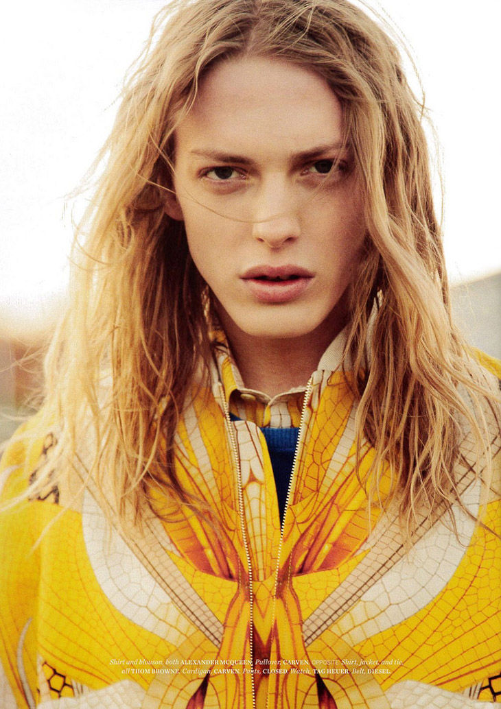 Erik Andersson Soaks in the Sun for Surface Magazine