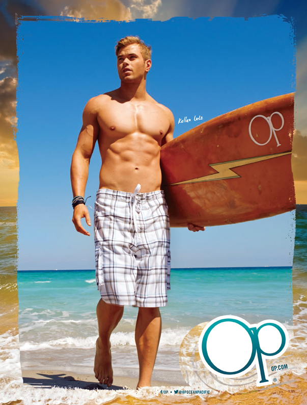 Kellan Lutz Stars in Op Beachwear's Spring/Summer 2013 Advertising