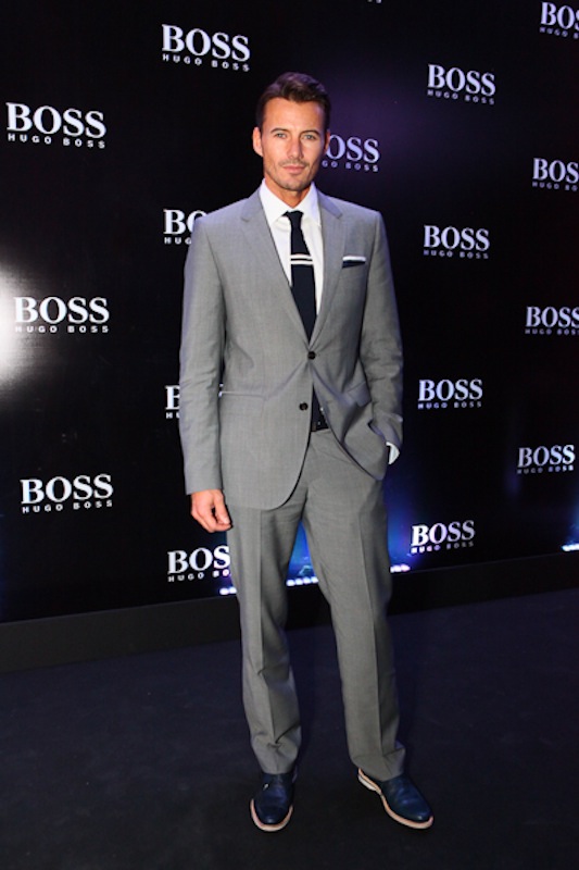 Alex Lundqvist Dons Hugo Boss for the Brand's Store Opening in Rio de ...