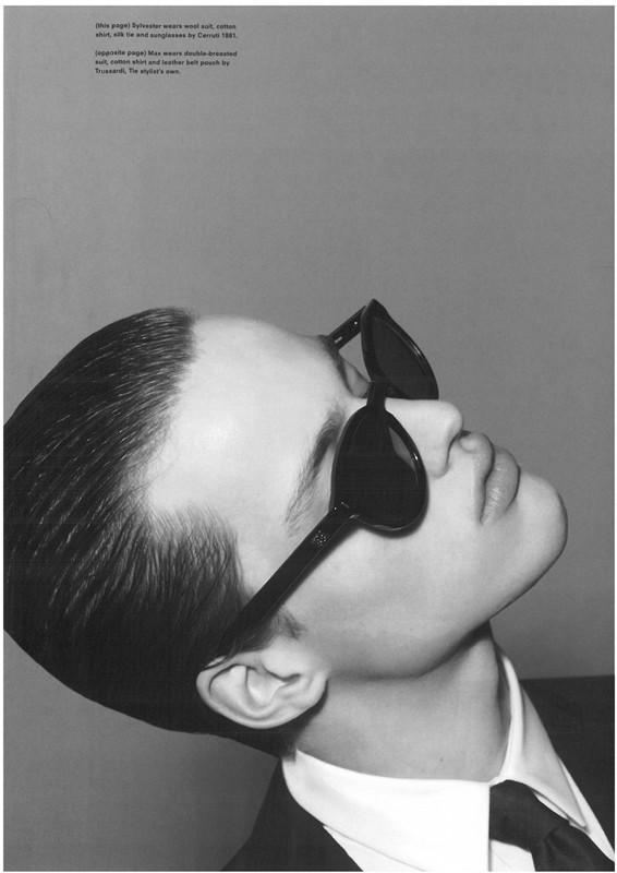 Sylvester Ulv Wears Cerruti 1881 for AnOther Man