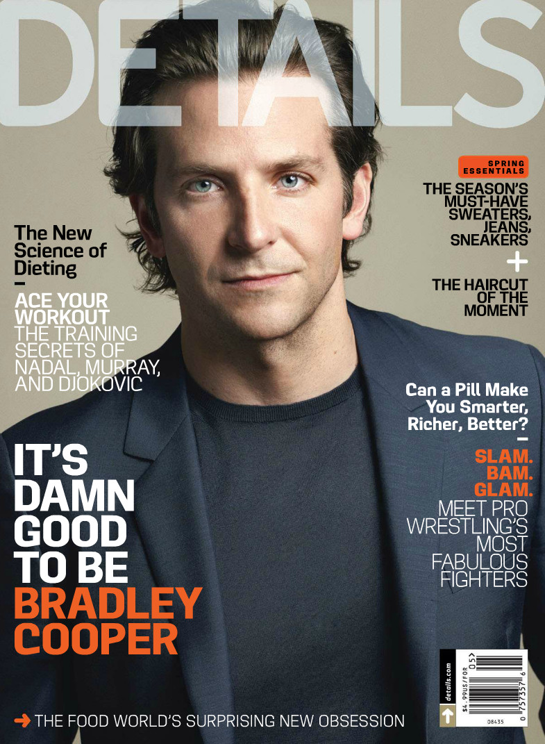 Bradley Cooper Covers Details Magazine May 2013