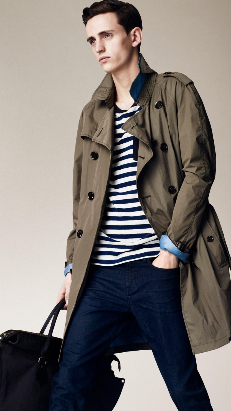 Alex Dunstan Poses for Burberry Brit's Spring/Summer 2013 Lookbook ...