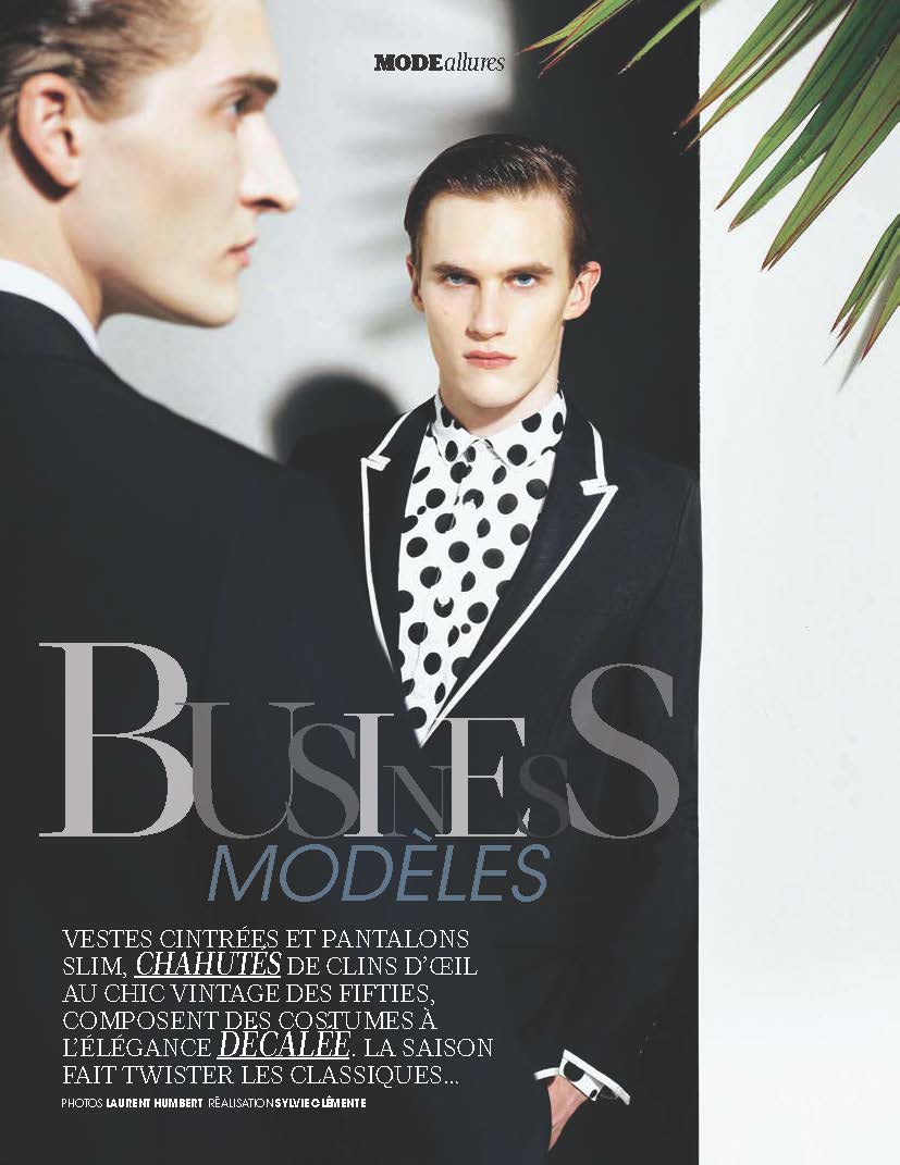 Matvey Lykov, Luka Badnjar & Thomas Sottong are Business Chic for Madame Figaro