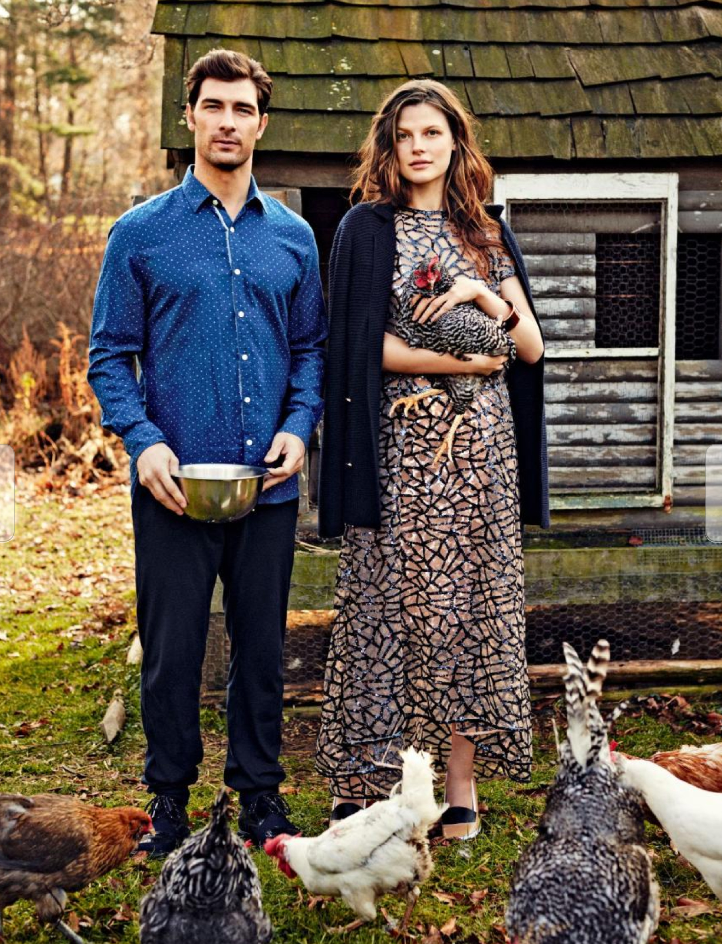 A Romantic Cory Bond Graces Amica’s April 2013 Issue