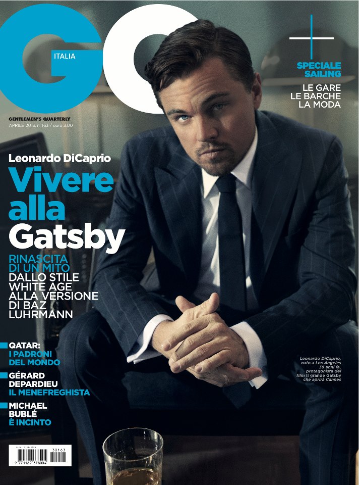 di caprio gq it cover