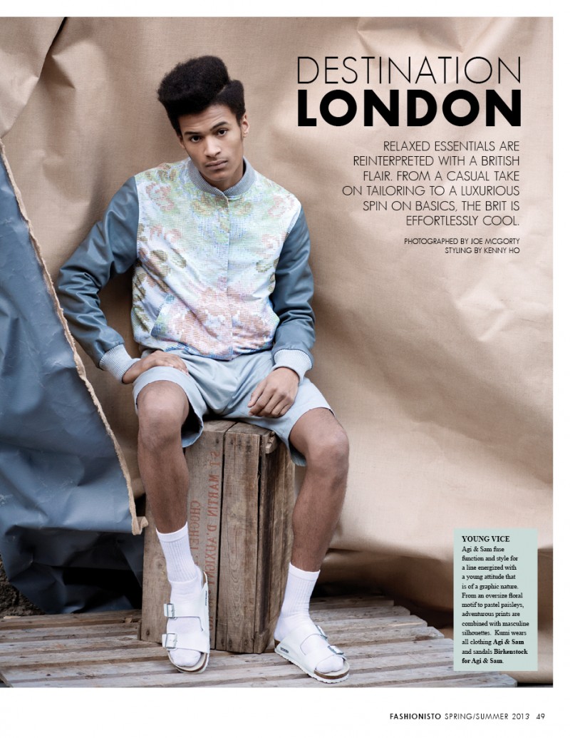 Destination London | Kumi Keazor, Brandon Hill & Michael Roberts by Joe McGorty for Fashionisto #7