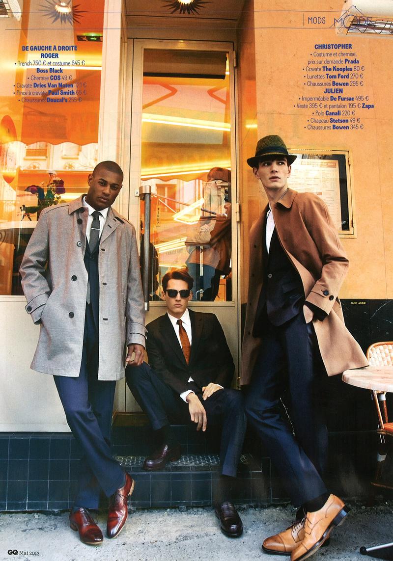 Christopher Michaut, Julien Sabaud & Roger Dupé Appear in French GQ