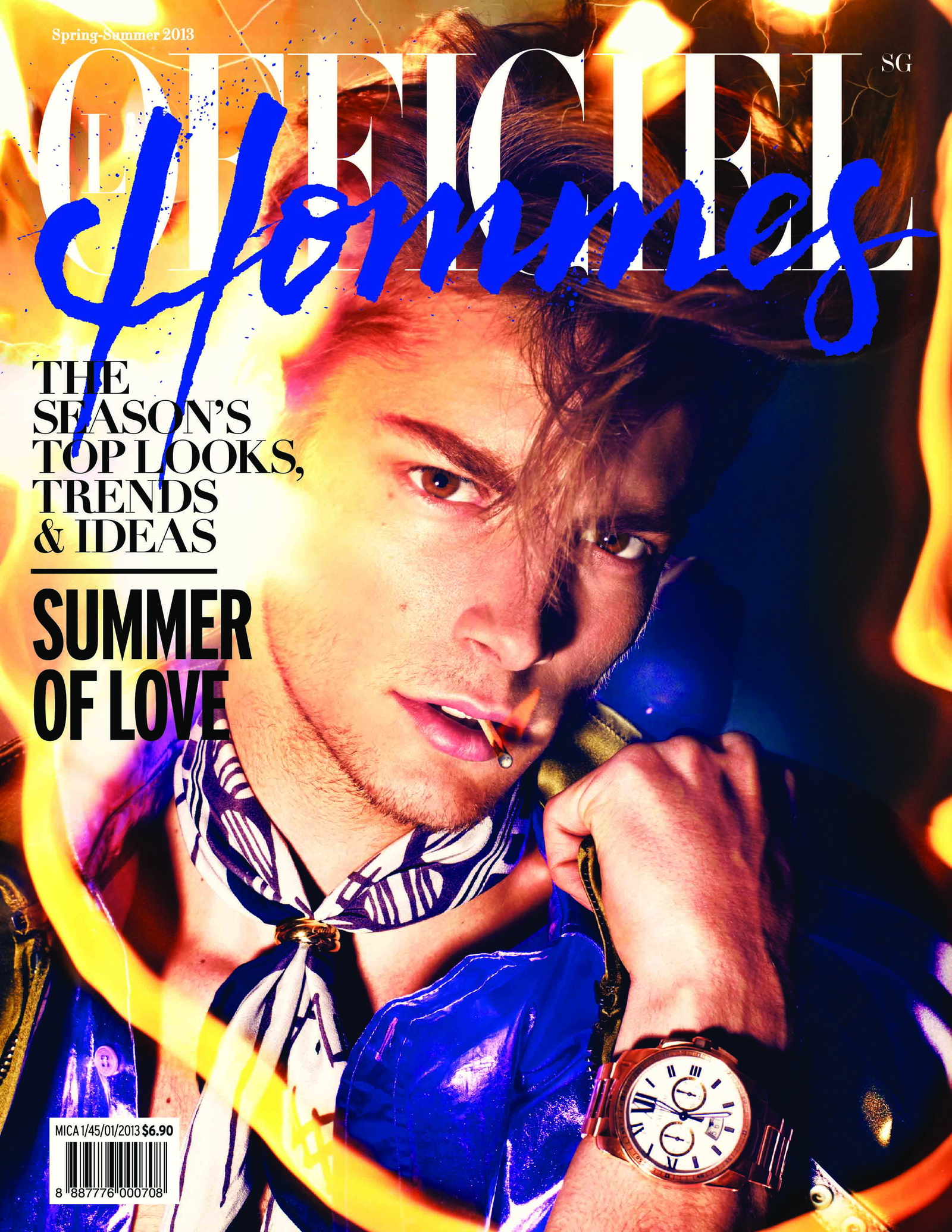 Timothée Bertoni Covers L’Officiel Hommes Singapore’s Spring/Summer 2013 Issue