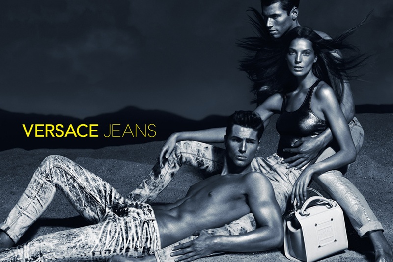 Edward Wilding & Kacey Carrig Pose for Versace Jeans’ Spring/Summer 2013 Campaign