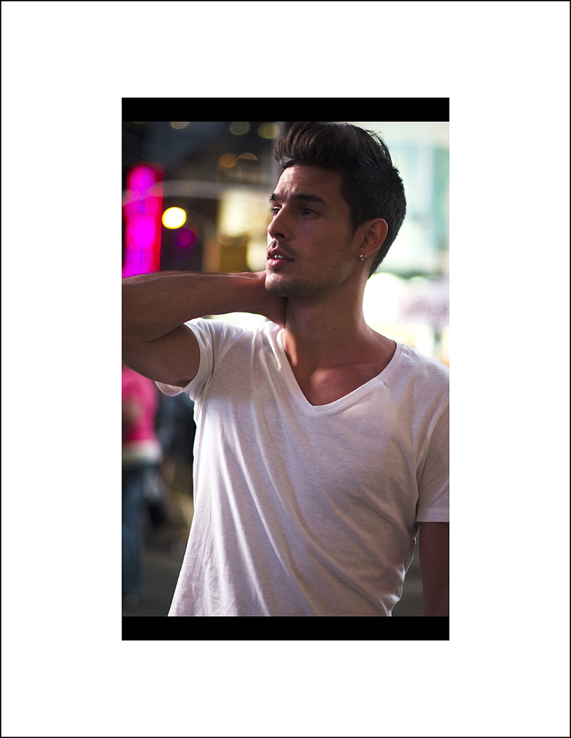 Anibal Melo Shoots Anthony Gastelier in Times Square