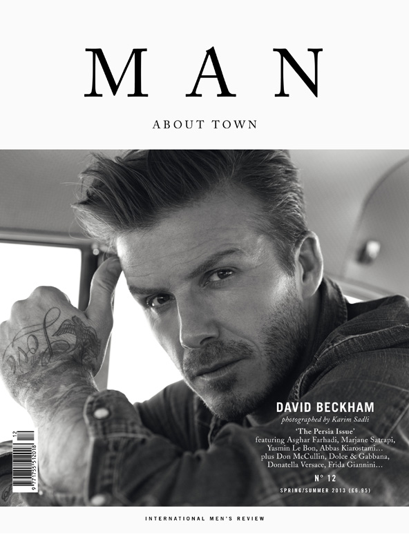 David Beckham Covers Man About Town