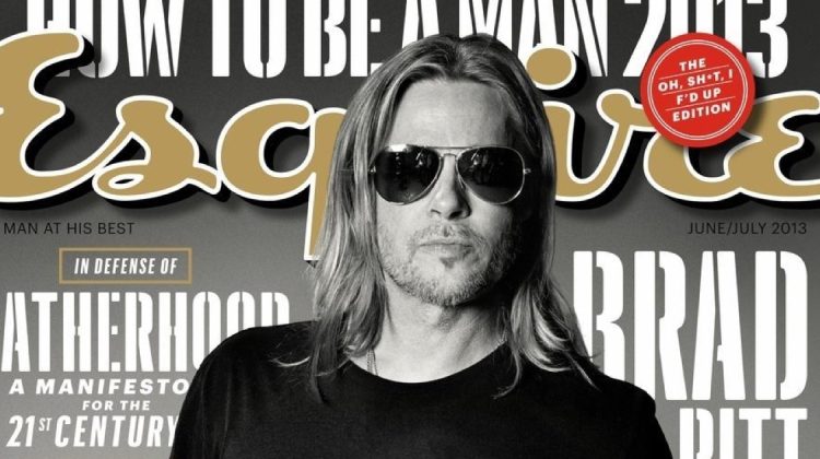 Brad Pitt Covers Esquire’s June/July 2013 Issue