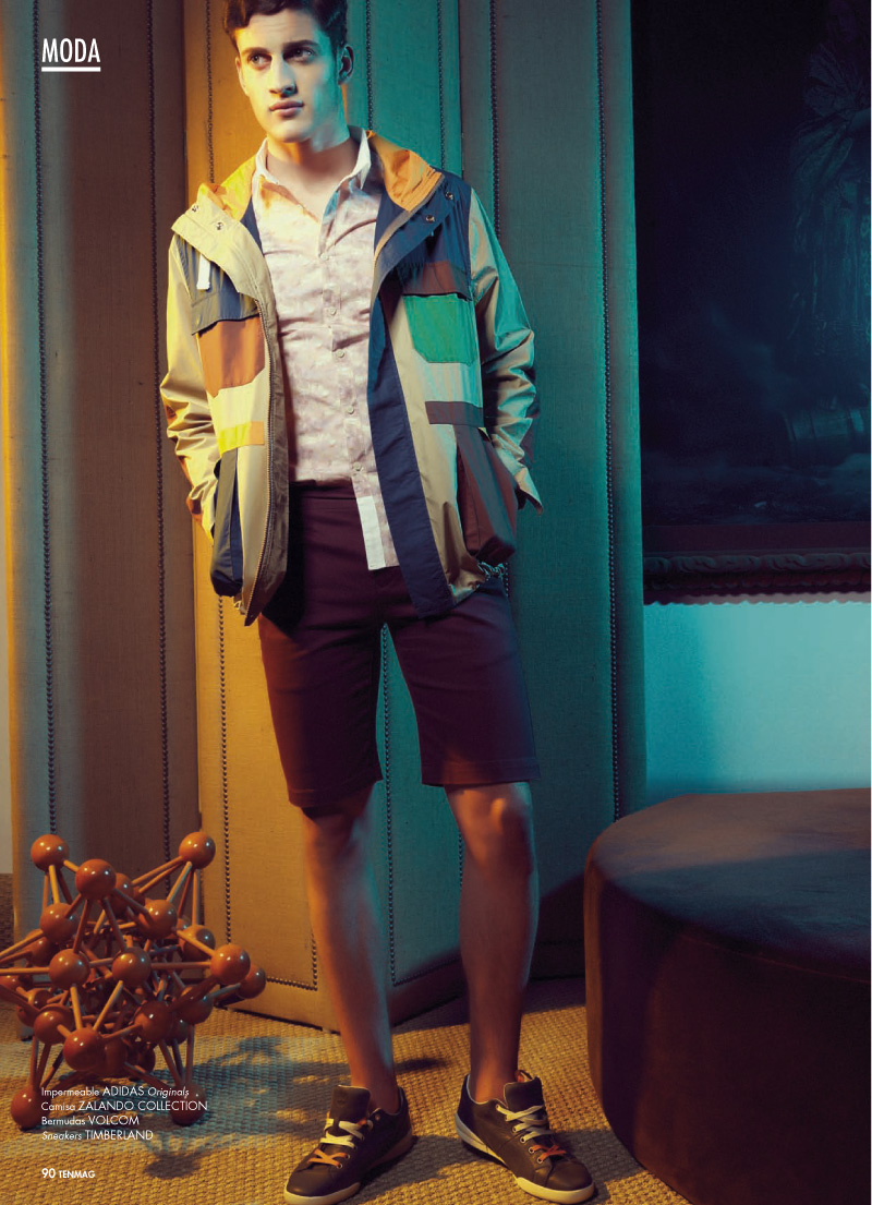 Chris Bunn Dons Prints for TenMag