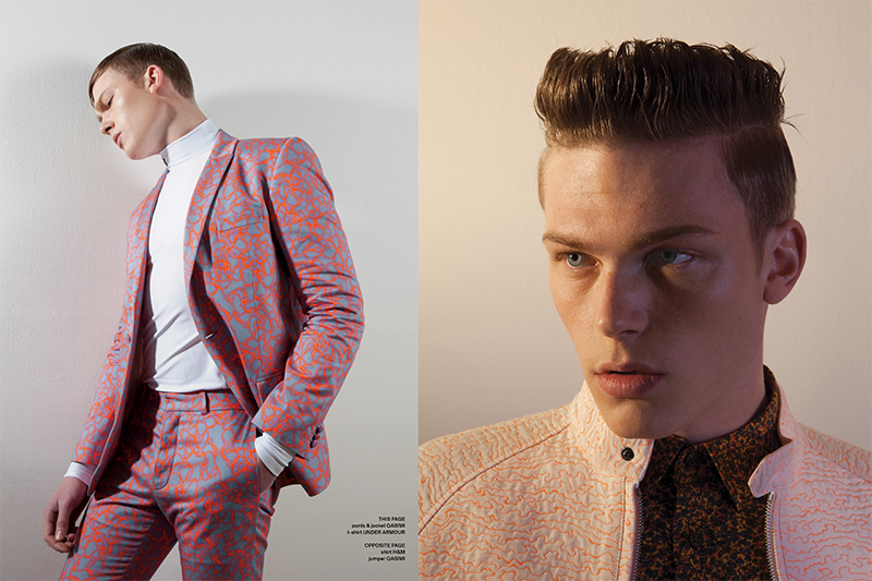 Nicolas Coulomb Snaps a New Wave Styled Tommy Kristiansen for Novembre ...