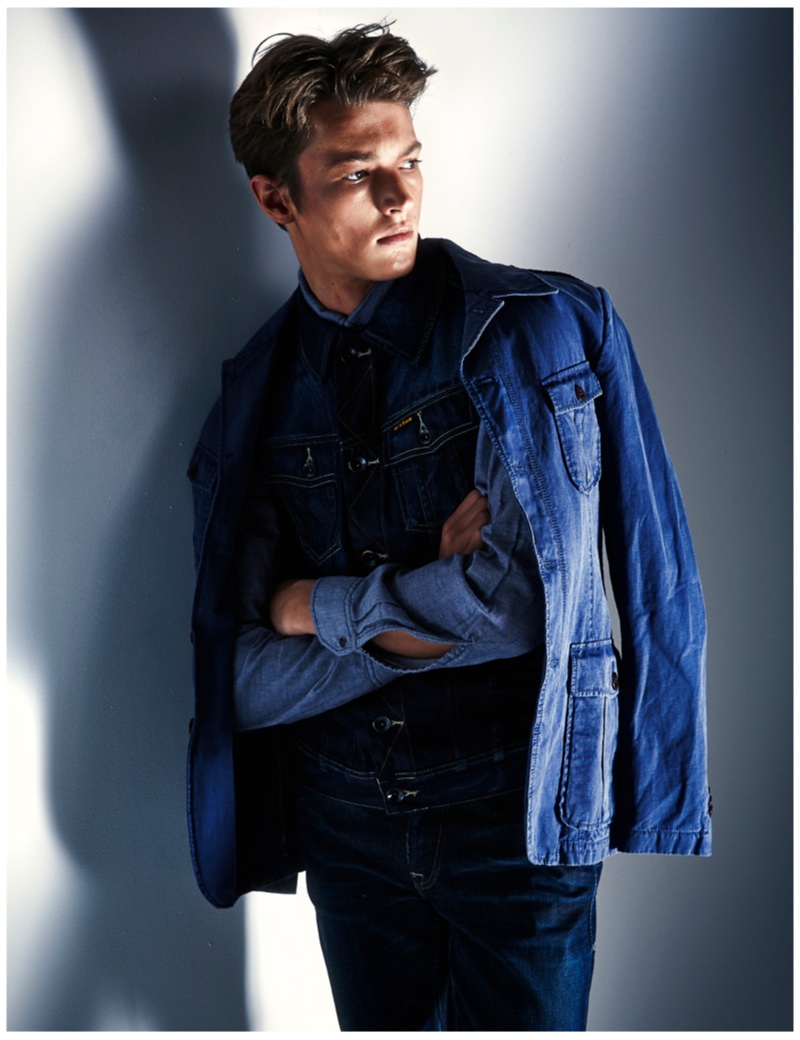 Abel Dons Denim Looks for JFK Magazine