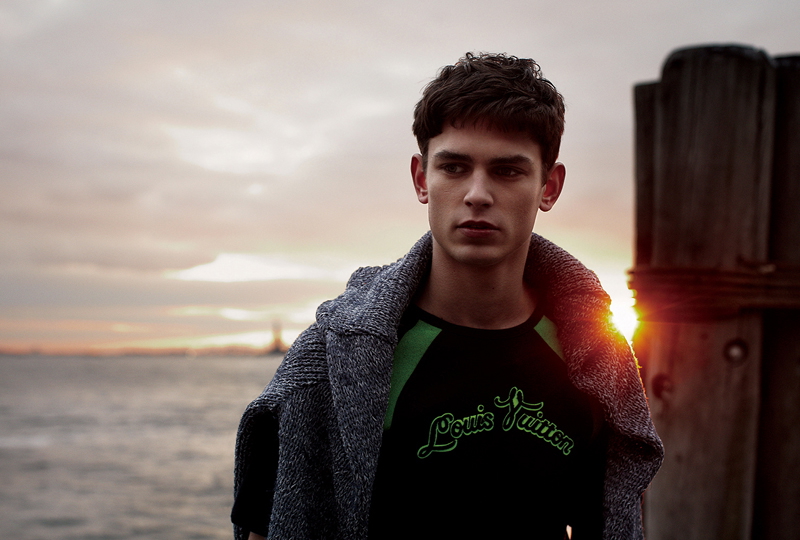 Arthur Gosse Models Louis Vuitton's Spring Collection for Commons ...