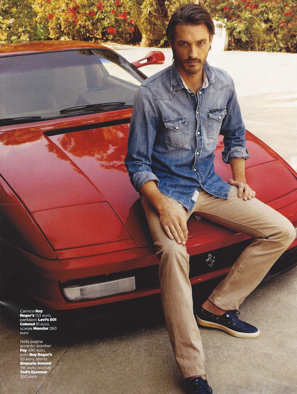 Ben Hill Enjoys Summer for Italian GQ