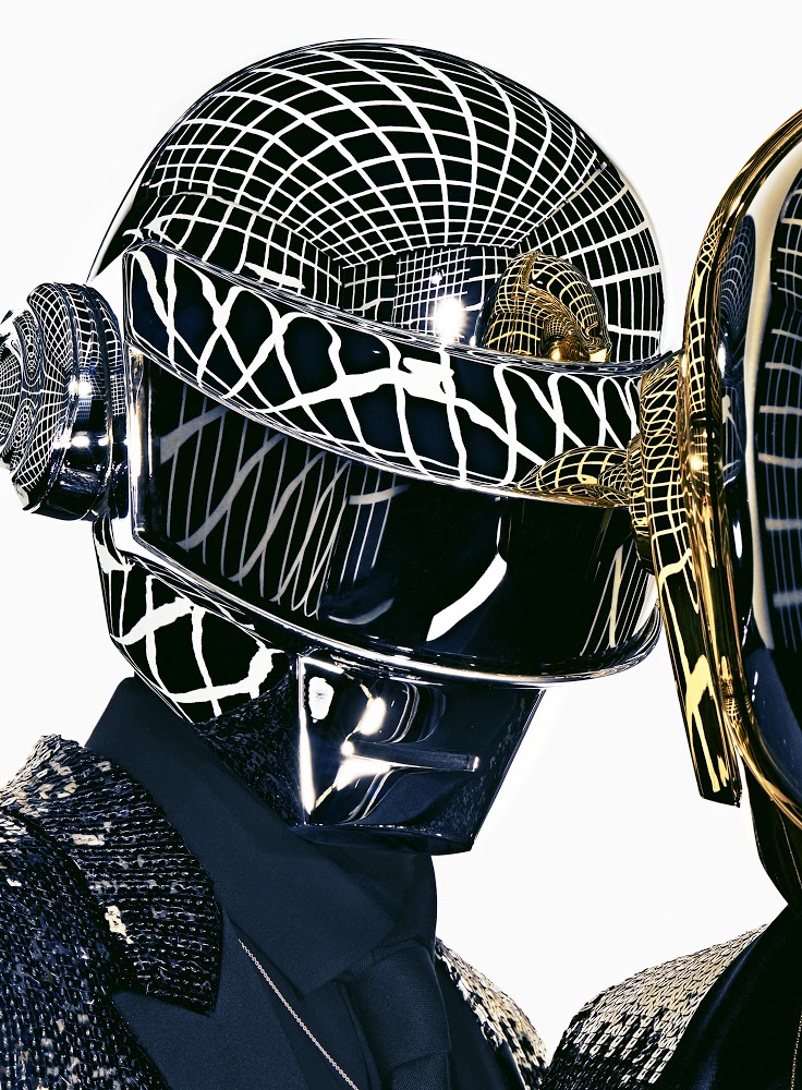 Daft Punk Sports Saint Laurent's Designs for GQ's May 2013 Issue