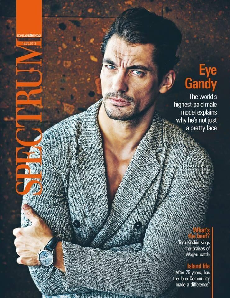 An Emporio Armani Clad David Gandy Covers Spectrum’s Latest Issue