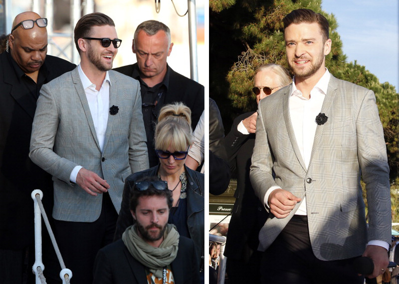 Justin Timberlake Wears Dior Homme to ‘Le Grand Journal’ at Cannes