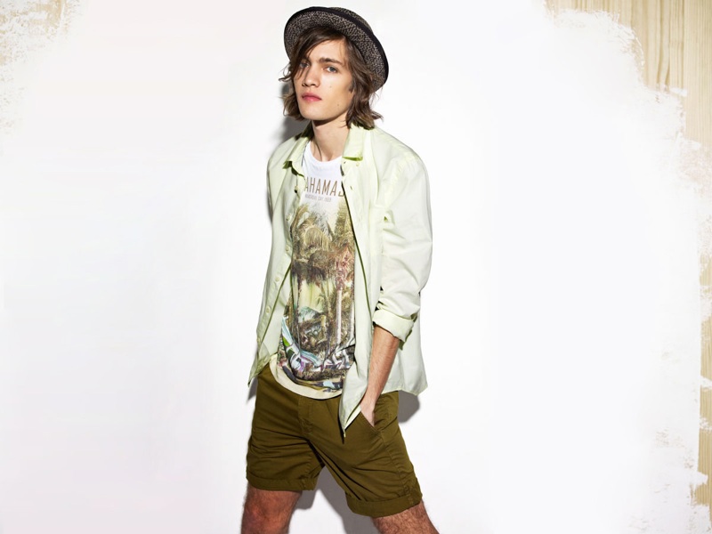 Marcel Castenmiller Models Pull & Bear's Spring/Summer 2013 Styles ...