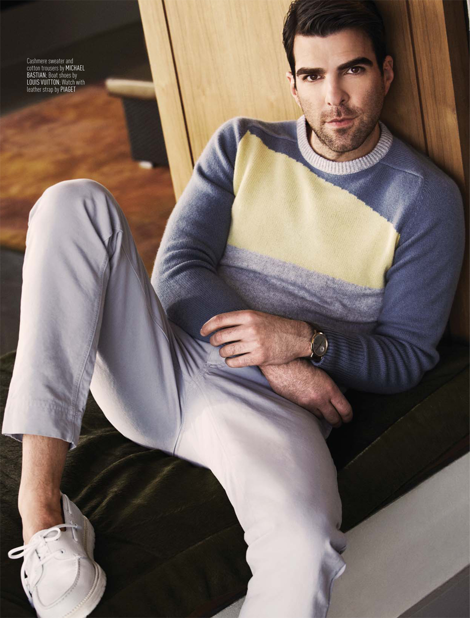 Chiun-Kai Shih Captures Zachary Quinto for August Man Malaysia's Cover Story
