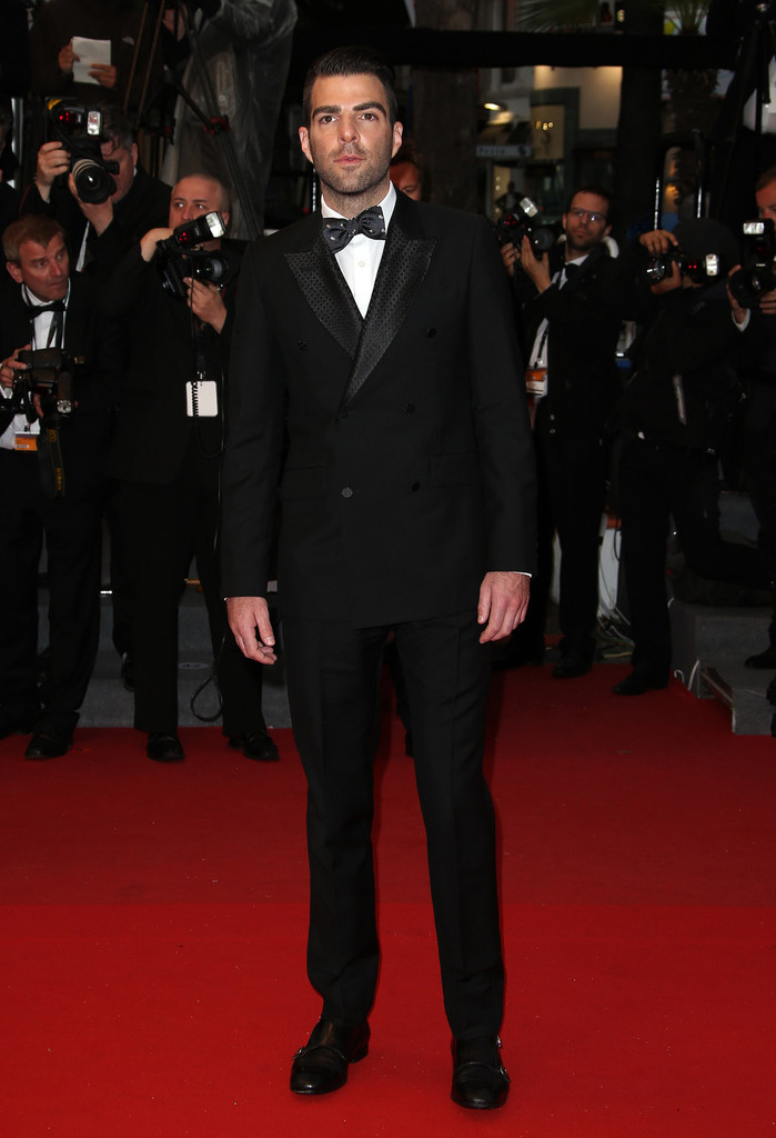 Zachary Quinto Wears Alexander McQueen to Cannes Film Festival