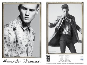 Alexander Johansson whynot show package spring summer 2014