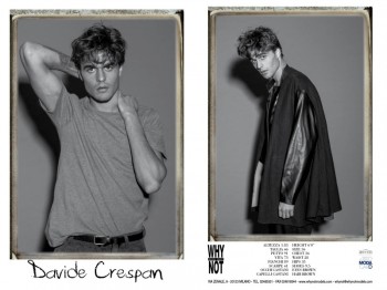 Davide Crespan whynot show package spring summer 2014