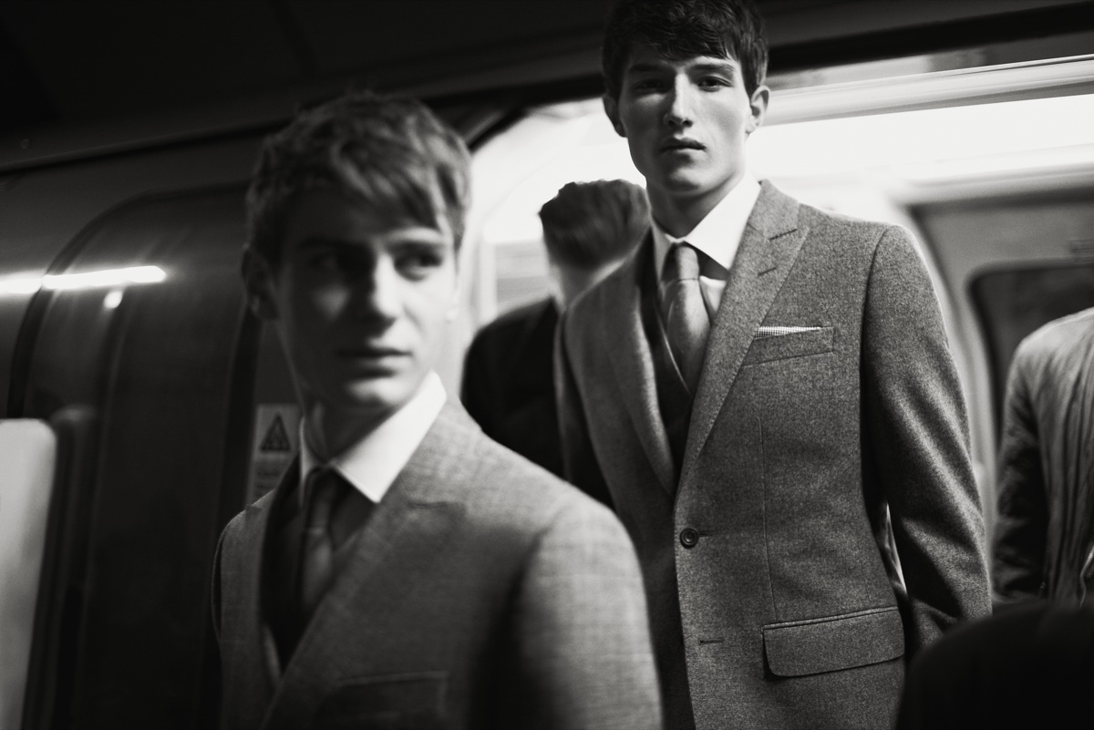 Ben Allen & Jester White Front Hardy Amies Fall/Winter 2013 Campaign ...