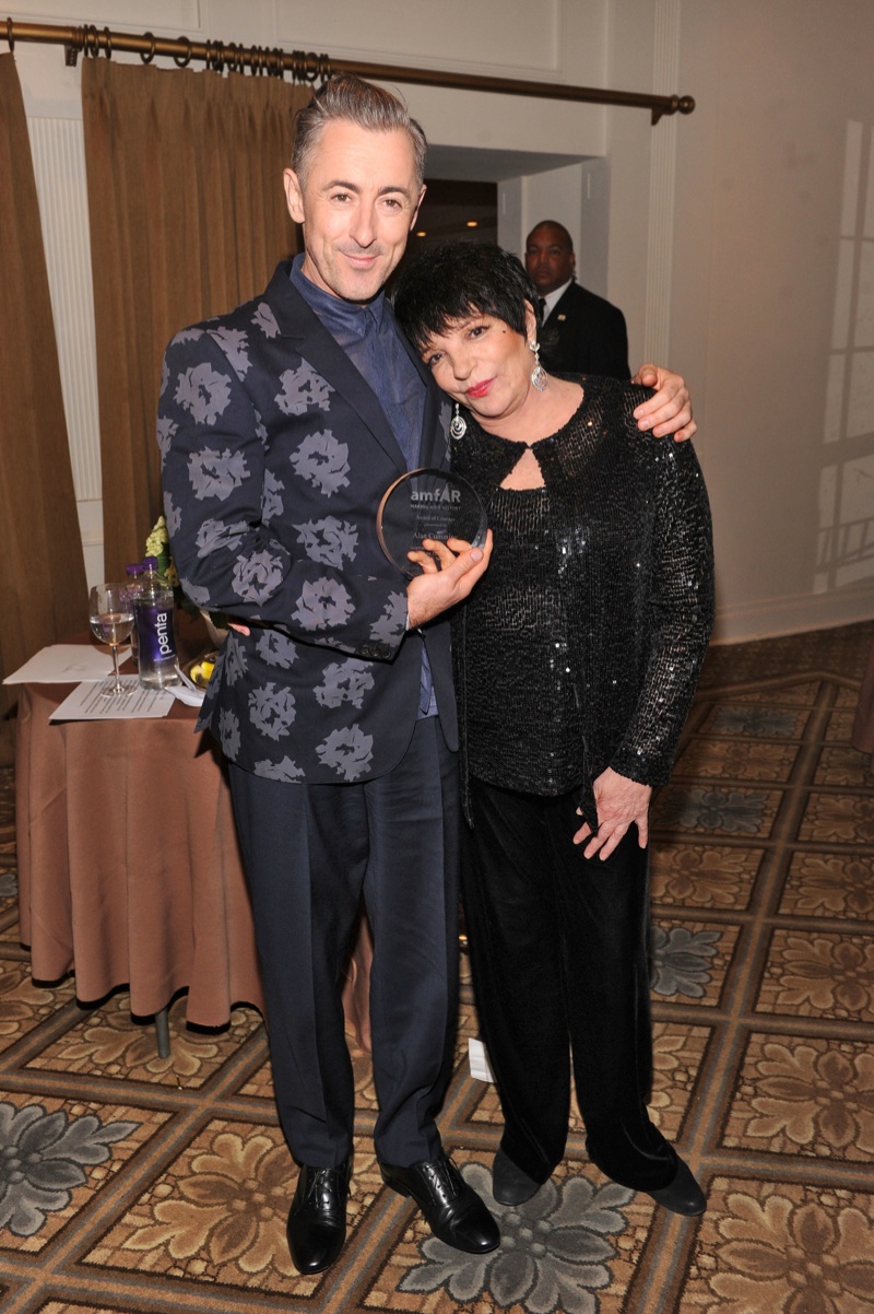 Alan Cumming Wears Calvin Klein Collection to the 2013 amfAR Inspiration Gala