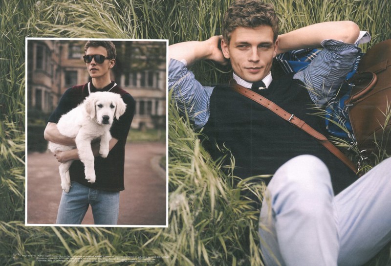 Benjamin Eidem Embraces American Style for Les Echos Série Limitée