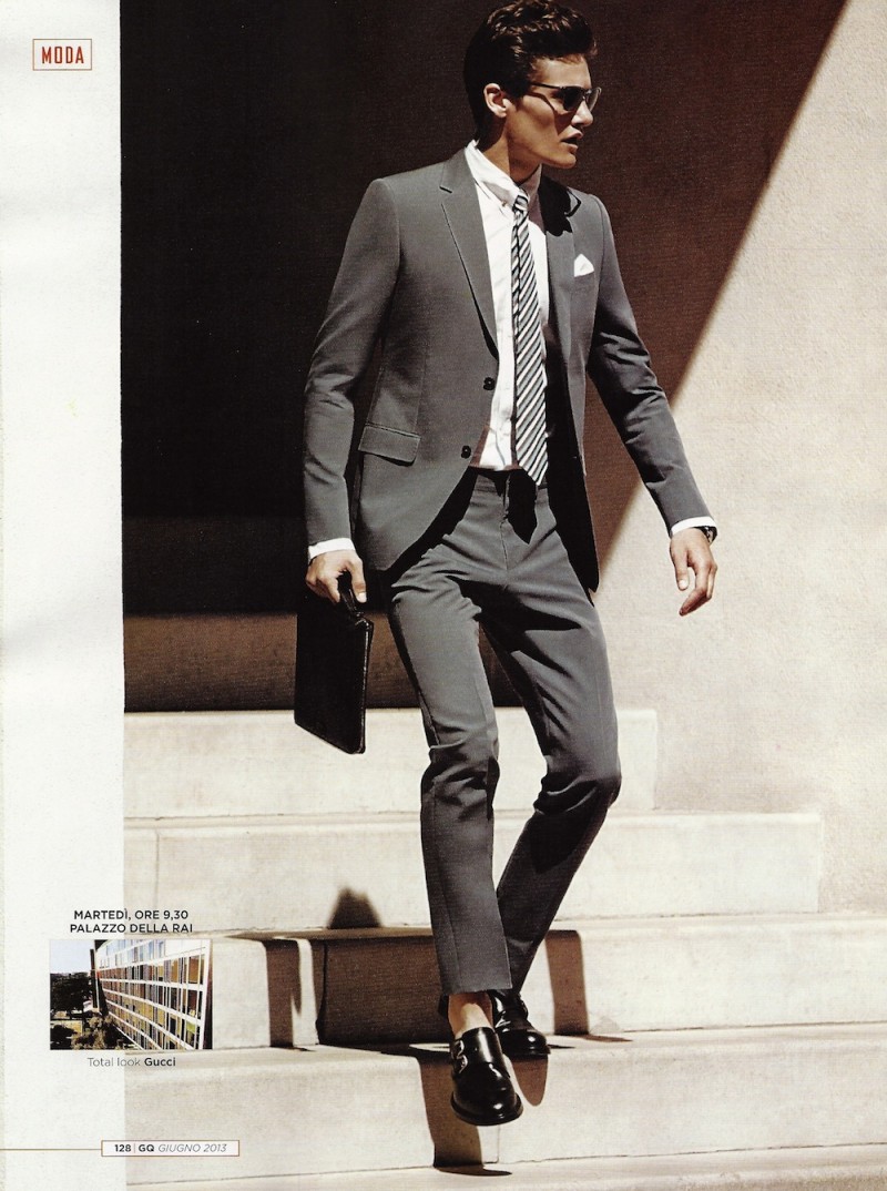 Danny Beauchamp Suits Up for Italian GQ – The Fashionisto