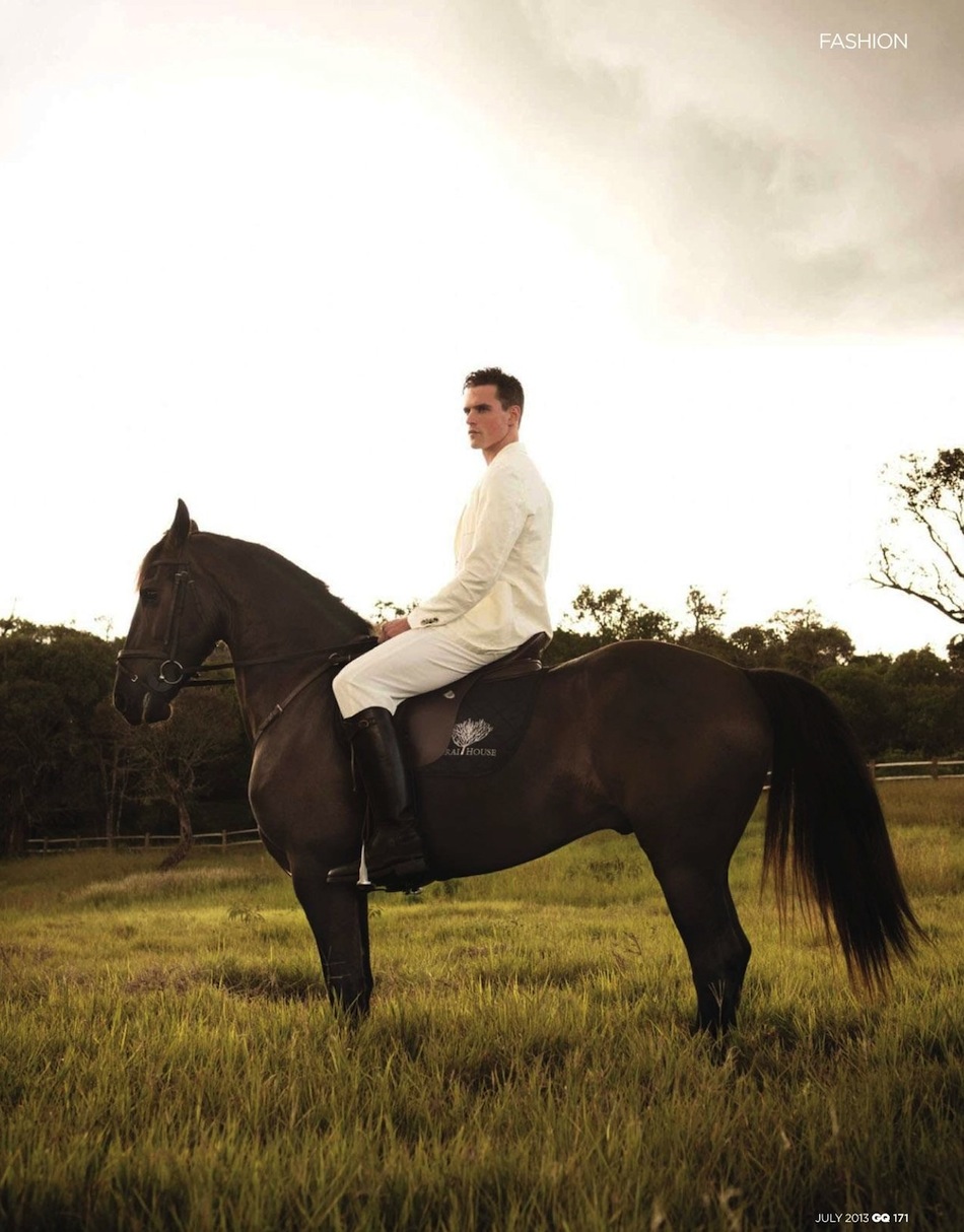 Guy Robinson Rides in Kenya for British GQ