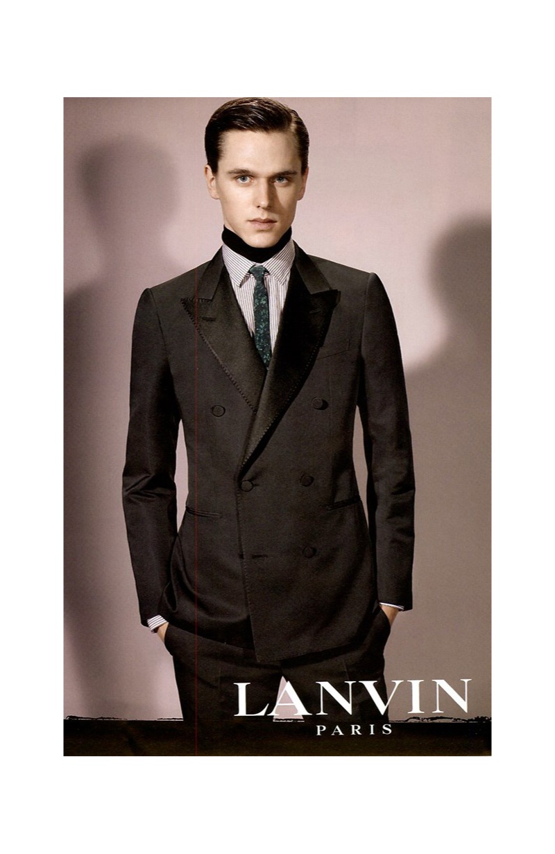 Miles Langford & Tara Ferry Front Lanvin Fall/Winter 2013 Menswear Campaign
