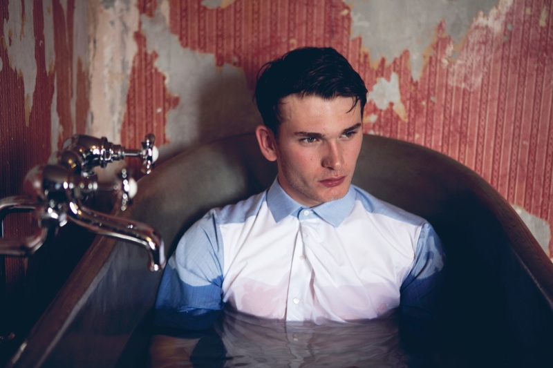 Jon Dartnell is Submerged for palmer//harding's Spring/Summer 2014 Collection