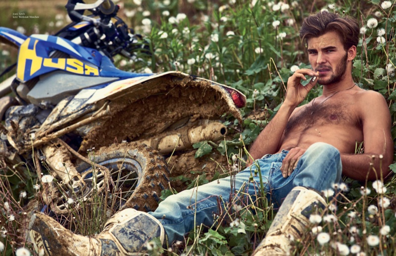 Patrick Kafka Gets Dirty for Fräulein Magazine
