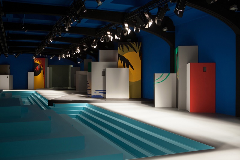 prada spring summer 2014 show venue 0004