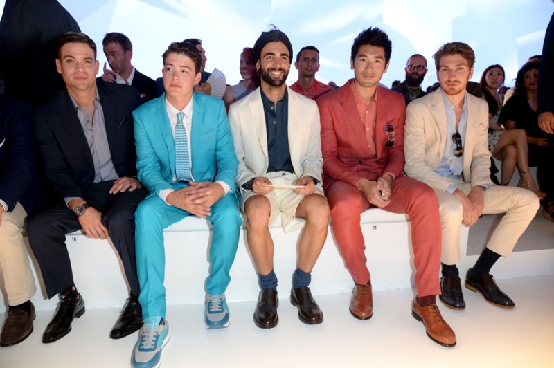 salvatore ferragamo spring summer 2014 front row 0001